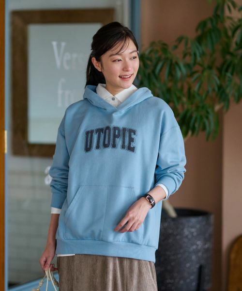 CARA O CRUZ / キャラ・オ・クルス ニット・セーター | 洗える ロゴ裏毛パーカー | 詳細13