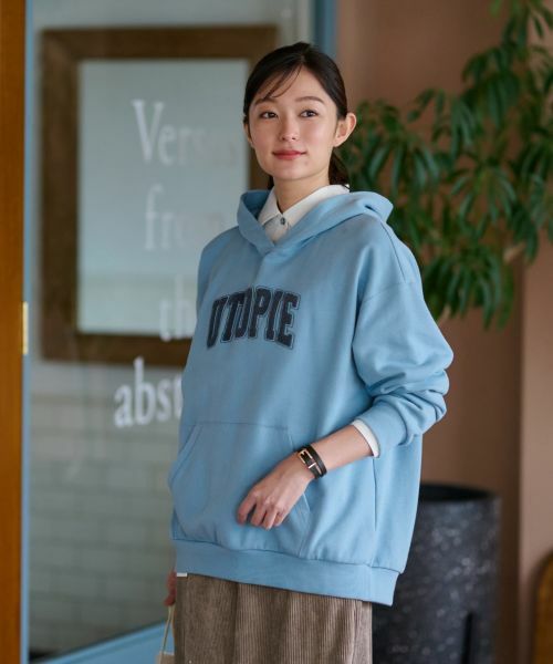 CARA O CRUZ / キャラ・オ・クルス ニット・セーター | 洗える ロゴ裏毛パーカー | 詳細14