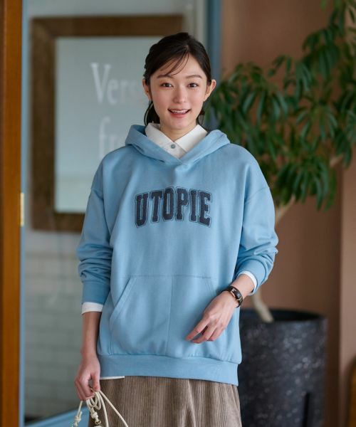 CARA O CRUZ / キャラ・オ・クルス ニット・セーター | 洗える ロゴ裏毛パーカー | 詳細15