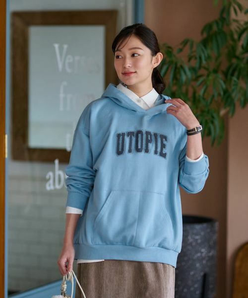 CARA O CRUZ / キャラ・オ・クルス ニット・セーター | 洗える ロゴ裏毛パーカー | 詳細16