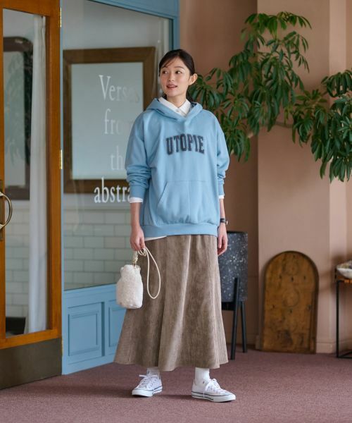 CARA O CRUZ / キャラ・オ・クルス ニット・セーター | 洗える ロゴ裏毛パーカー | 詳細23