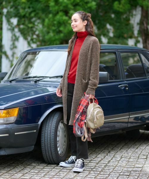 CARA O CRUZ / キャラ・オ・クルス カーディガン・ボレロ | リングヤーンのチュニックカーディガン | 詳細12