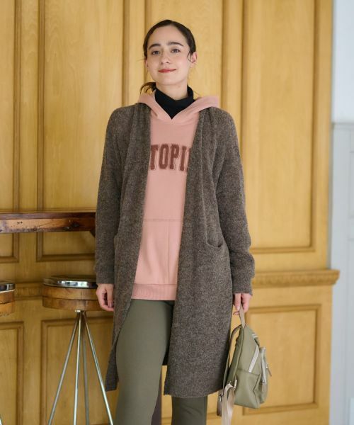 CARA O CRUZ / キャラ・オ・クルス カーディガン・ボレロ | リングヤーンのチュニックカーディガン | 詳細13