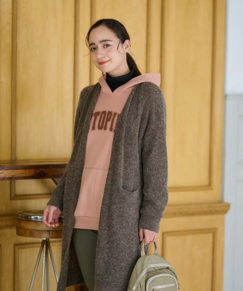 CARA O CRUZ / キャラ・オ・クルス カーディガン・ボレロ | リングヤーンのチュニックカーディガン | 詳細17