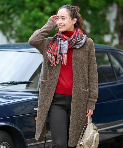 CARA O CRUZ / キャラ・オ・クルス カーディガン・ボレロ | リングヤーンのチュニックカーディガン | 詳細2