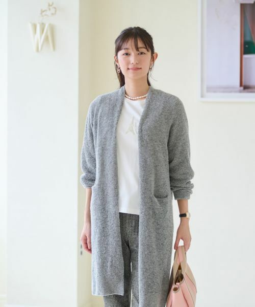 CARA O CRUZ / キャラ・オ・クルス カーディガン・ボレロ | リングヤーンのチュニックカーディガン | 詳細21