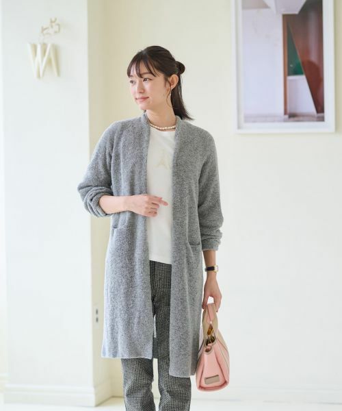 CARA O CRUZ / キャラ・オ・クルス カーディガン・ボレロ | リングヤーンのチュニックカーディガン | 詳細23