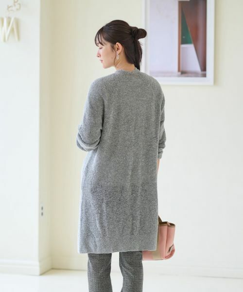 CARA O CRUZ / キャラ・オ・クルス カーディガン・ボレロ | リングヤーンのチュニックカーディガン | 詳細25