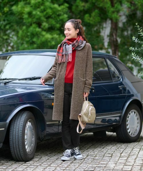 CARA O CRUZ / キャラ・オ・クルス カーディガン・ボレロ | リングヤーンのチュニックカーディガン | 詳細8