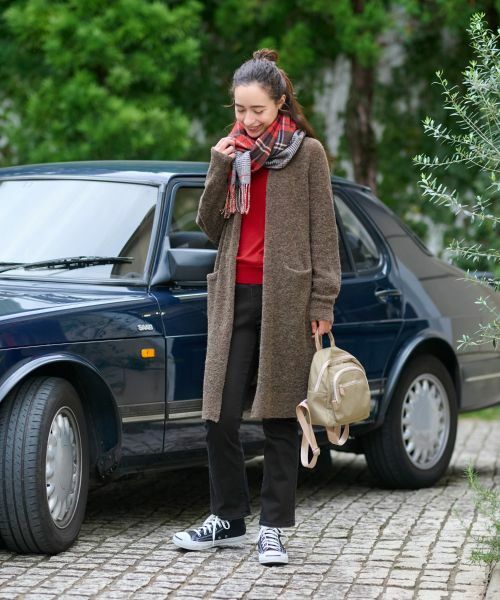 CARA O CRUZ / キャラ・オ・クルス カーディガン・ボレロ | リングヤーンのチュニックカーディガン | 詳細9