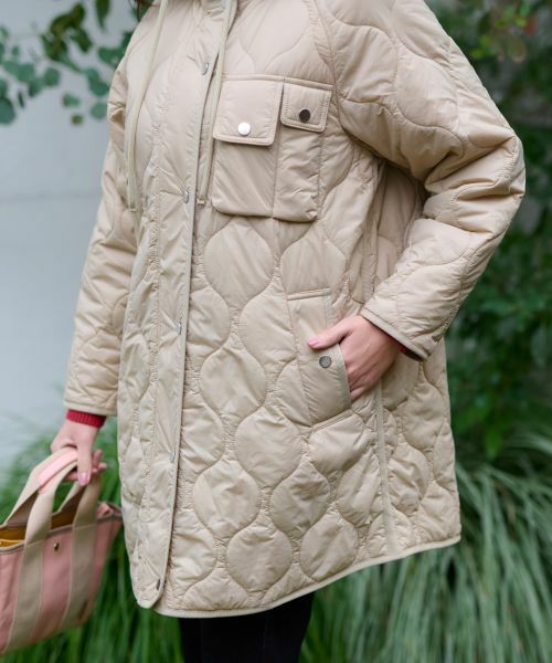 CARA O CRUZ / キャラ・オ・クルス その他アウター | 【防寒】キルティングコート【あったか】 | 詳細21
