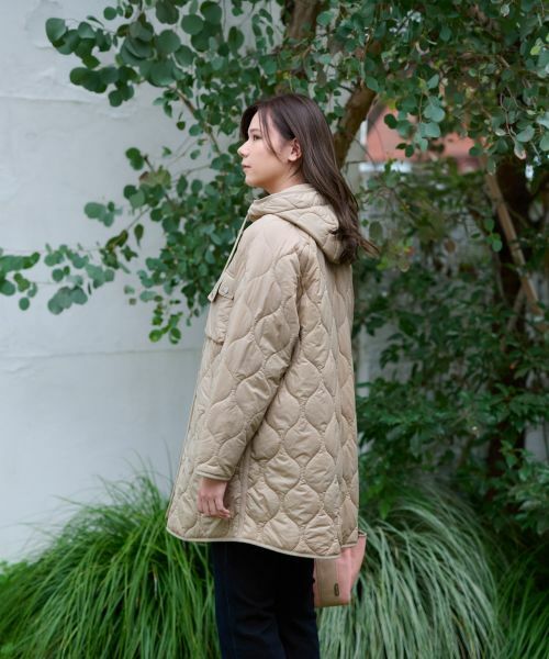CARA O CRUZ / キャラ・オ・クルス その他アウター | 【防寒】キルティングコート【あったか】 | 詳細5