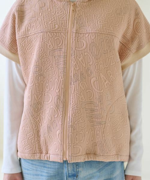 CARA O CRUZ / キャラ・オ・クルス テーラードジャケット | 洗える ジャカードフーデットベスト【産地ナブル】 | 詳細24