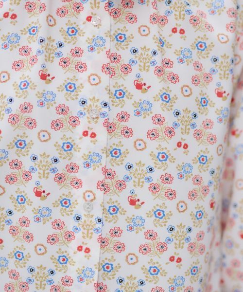 CARA O CRUZ / キャラ・オ・クルス シャツ・ブラウス | 洗える フラワーブラウス【産地ナブル】 | 詳細16