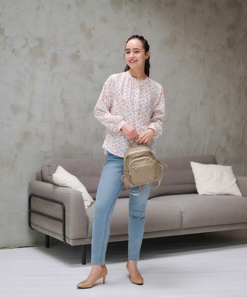 CARA O CRUZ / キャラ・オ・クルス シャツ・ブラウス | 洗える フラワーブラウス【産地ナブル】 | 詳細9