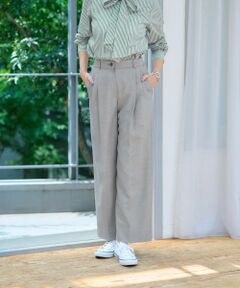 CARA O CRUZ / キャラ・オ・クルス その他パンツ | 後ろウエストゴムタックパンツ