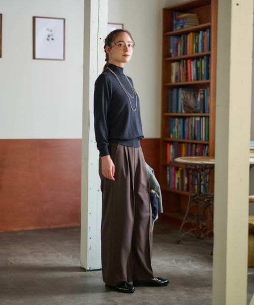 CARA O CRUZ / キャラ・オ・クルス その他パンツ | 後ろウエストゴムタックパンツ | 詳細10