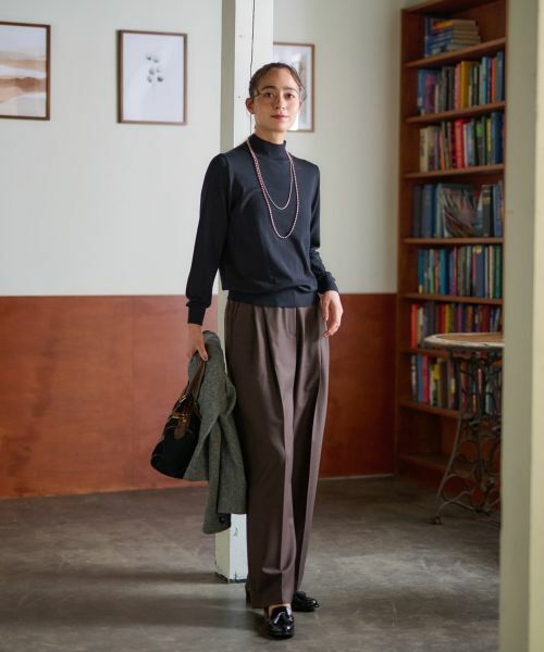 CARA O CRUZ / キャラ・オ・クルス その他パンツ | 後ろウエストゴムタックパンツ | 詳細11