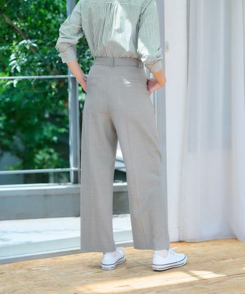 CARA O CRUZ / キャラ・オ・クルス その他パンツ | 後ろウエストゴムタックパンツ | 詳細17