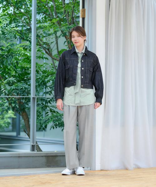 CARA O CRUZ / キャラ・オ・クルス その他パンツ | 後ろウエストゴムタックパンツ | 詳細18