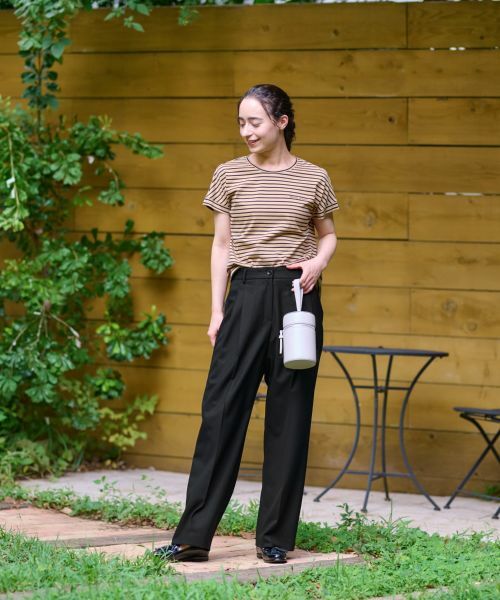 CARA O CRUZ / キャラ・オ・クルス その他パンツ | 後ろウエストゴムタックパンツ | 詳細5