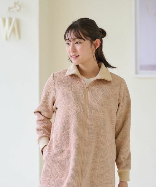 CARA O CRUZ / キャラ・オ・クルス カーディガン・ボレロ | ジャカード ジップアップハオリ【産地ナブル】 | 詳細12