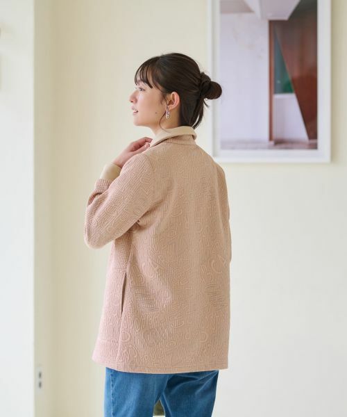 CARA O CRUZ / キャラ・オ・クルス カーディガン・ボレロ | ジャカード ジップアップハオリ【産地ナブル】 | 詳細15