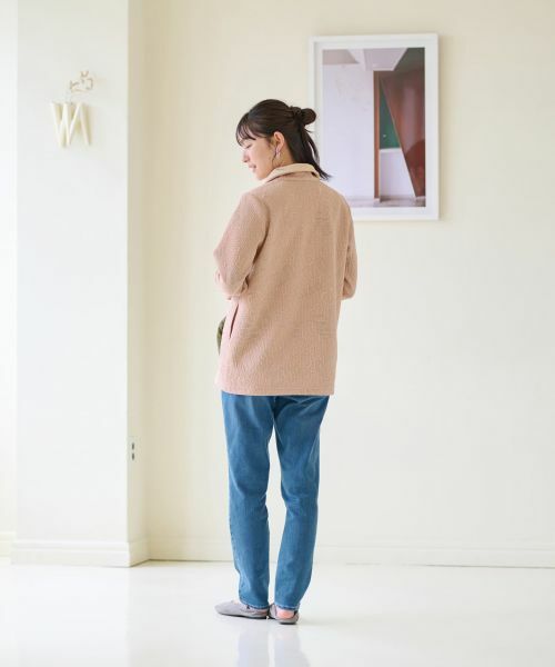 CARA O CRUZ / キャラ・オ・クルス カーディガン・ボレロ | ジャカード ジップアップハオリ【産地ナブル】 | 詳細20