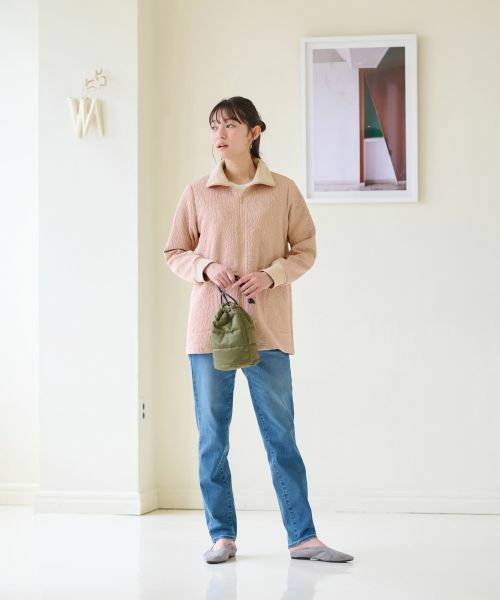 CARA O CRUZ / キャラ・オ・クルス カーディガン・ボレロ | ジャカード ジップアップハオリ【産地ナブル】 | 詳細21