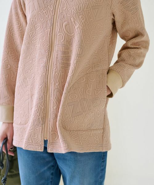 CARA O CRUZ / キャラ・オ・クルス カーディガン・ボレロ | ジャカード ジップアップハオリ【産地ナブル】 | 詳細25