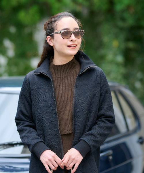 CARA O CRUZ / キャラ・オ・クルス カーディガン・ボレロ | ジャカード ジップアップハオリ【産地ナブル】 | 詳細5