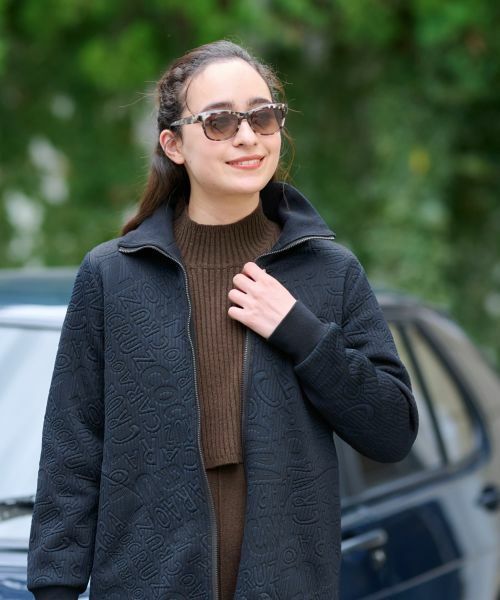 CARA O CRUZ / キャラ・オ・クルス カーディガン・ボレロ | ジャカード ジップアップハオリ【産地ナブル】 | 詳細6