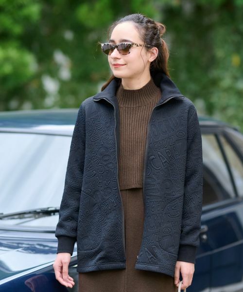 CARA O CRUZ / キャラ・オ・クルス カーディガン・ボレロ | ジャカード ジップアップハオリ【産地ナブル】 | 詳細7