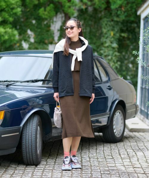 CARA O CRUZ / キャラ・オ・クルス カーディガン・ボレロ | ジャカード ジップアップハオリ【産地ナブル】 | 詳細8