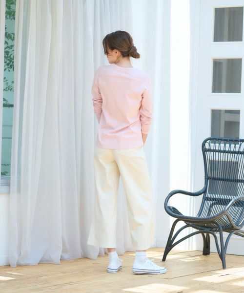 CARA O CRUZ / キャラ・オ・クルス カットソー | 洗える スパンコール刺繍ロゴTシャツ | 詳細25