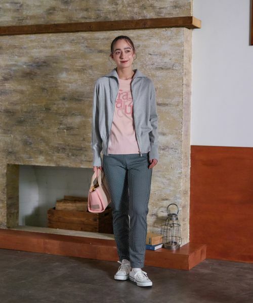 CARA O CRUZ / キャラ・オ・クルス カットソー | 洗える スパンコール刺繍ロゴTシャツ | 詳細4