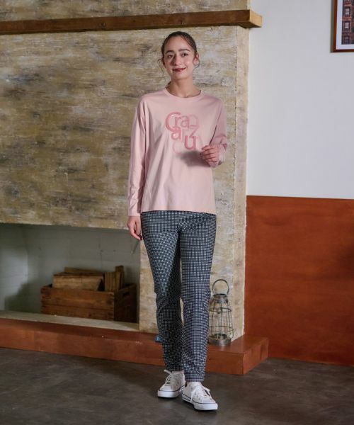 CARA O CRUZ / キャラ・オ・クルス カットソー | 洗える スパンコール刺繍ロゴTシャツ | 詳細5