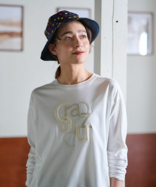 CARA O CRUZ / キャラ・オ・クルス カットソー | 洗える スパンコール刺繍ロゴTシャツ | 詳細9