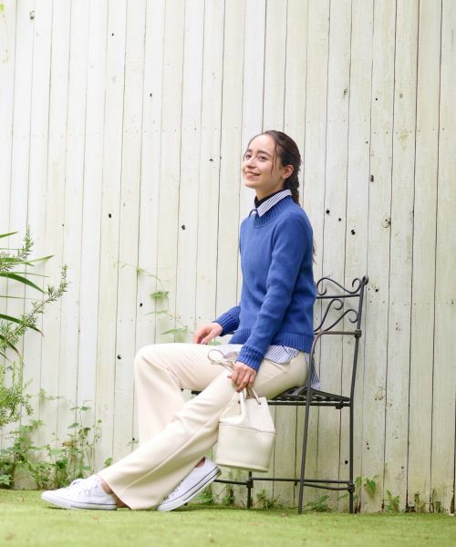 CARA O CRUZ / キャラ・オ・クルス シャツ・ブラウス | 洗える タイ付きストライプシャツ【CoC by CARA O CRUZ】 | 詳細10