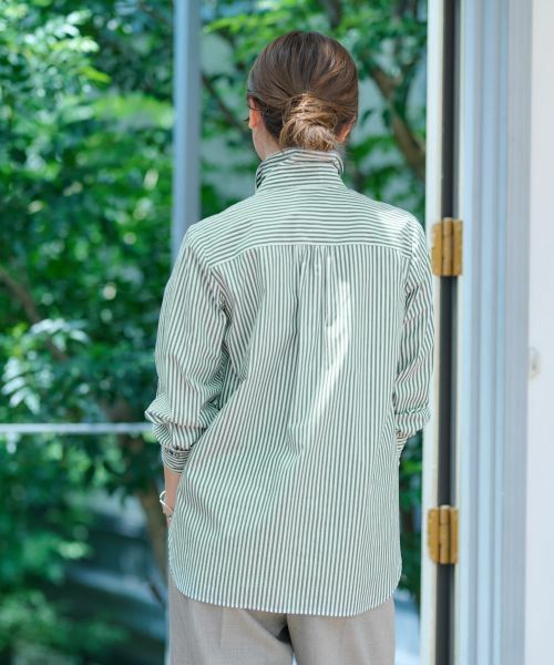 CARA O CRUZ / キャラ・オ・クルス シャツ・ブラウス | 洗える タイ付きストライプシャツ【CoC by CARA O CRUZ】 | 詳細25