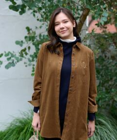 CARA O CRUZ / キャラ・オ・クルス シャツ・ブラウス | 洗えるコーデュロイのチュニックシャツ