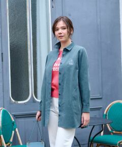 CARA O CRUZ / キャラ・オ・クルス シャツ・ブラウス | 洗えるコーデュロイのチュニックシャツ