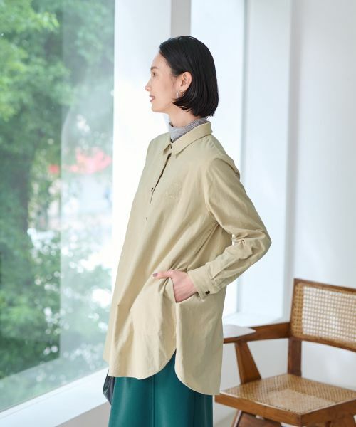 CARA O CRUZ / キャラ・オ・クルス シャツ・ブラウス | 洗えるコーデュロイのチュニックシャツ | 詳細19