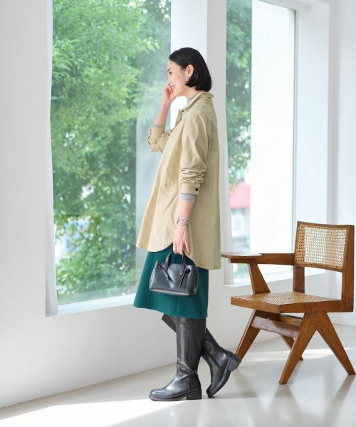 CARA O CRUZ / キャラ・オ・クルス シャツ・ブラウス | 洗えるコーデュロイのチュニックシャツ | 詳細28