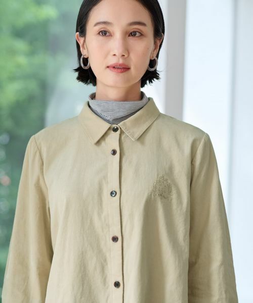 CARA O CRUZ / キャラ・オ・クルス シャツ・ブラウス | 洗えるコーデュロイのチュニックシャツ | 詳細29