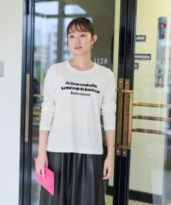 CARA O CRUZ / キャラ・オ・クルス カットソー | 洗える ロゴTシャツ【CoC by CARA O CRUZ】