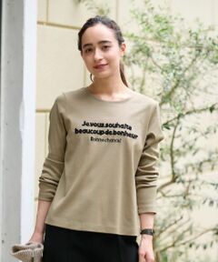 CARA O CRUZ / キャラ・オ・クルス カットソー | 洗える ロゴTシャツ【CoC by CARA O CRUZ】