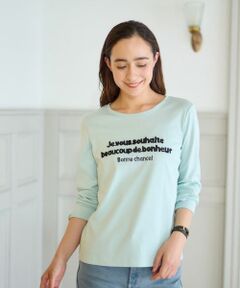 CARA O CRUZ / キャラ・オ・クルス カットソー | 洗える ロゴTシャツ【CoC by CARA O CRUZ】