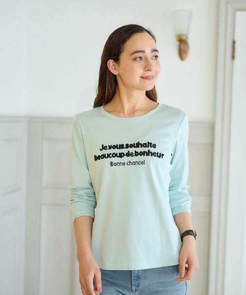 CARA O CRUZ / キャラ・オ・クルス カットソー | 洗える ロゴTシャツ【CoC by CARA O CRUZ】 | 詳細13