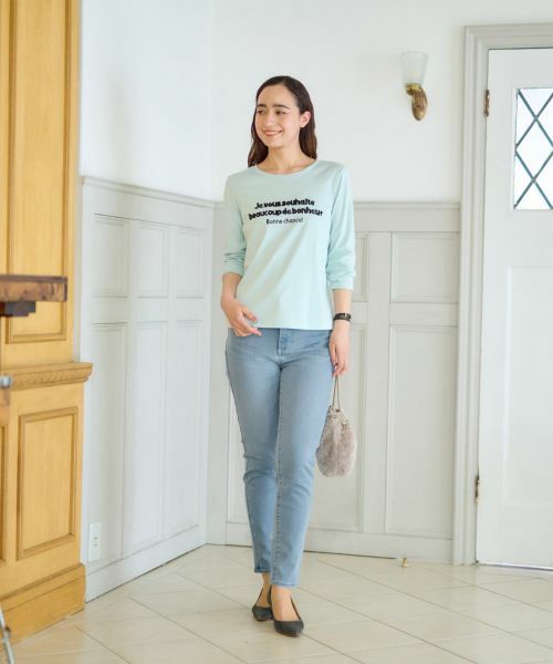 CARA O CRUZ / キャラ・オ・クルス カットソー | 洗える ロゴTシャツ【CoC by CARA O CRUZ】 | 詳細17